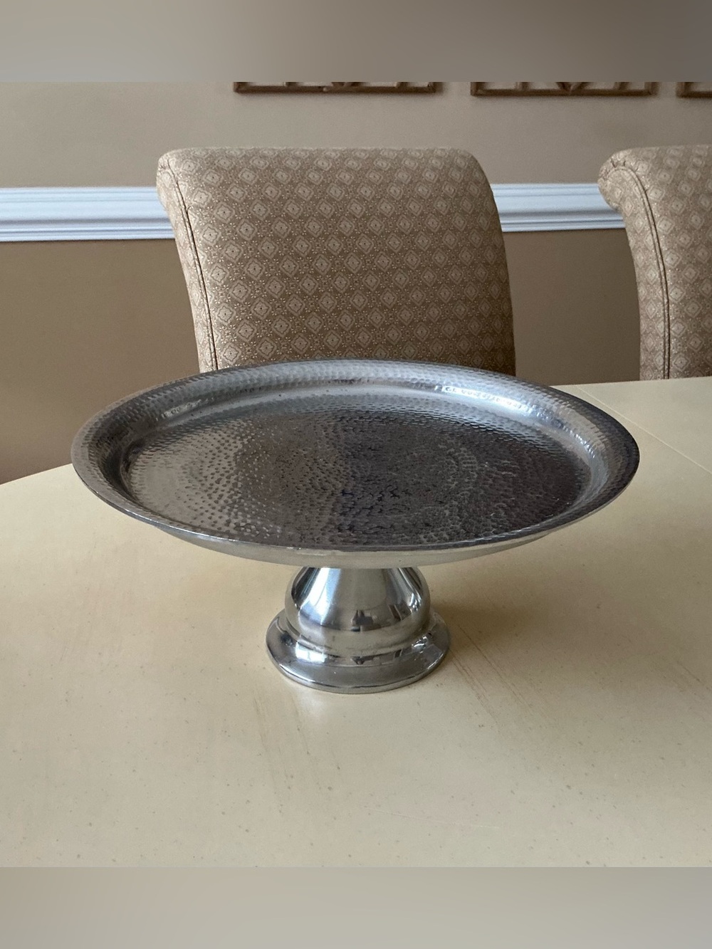 FABULOUS Metalware Cake Pedestal Stand 🎂 🍩 🕯️